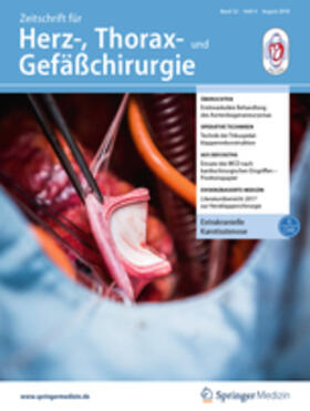 Zeitschrift für Herz-,Thorax- und Gefäßchirurgie