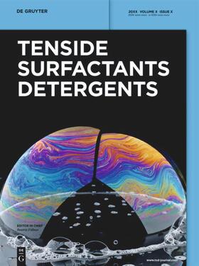 Tenside Surfactants Detergents