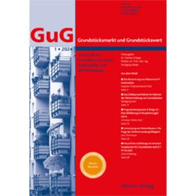 Grundstücksmarkt und Grundstückswert - GuG