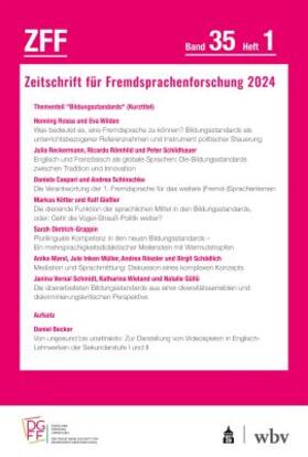 Zeitschrift für Fremdsprachenforschung (ZFF)