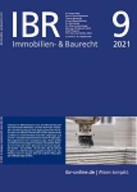 IBR Immobilien- & Baurecht
