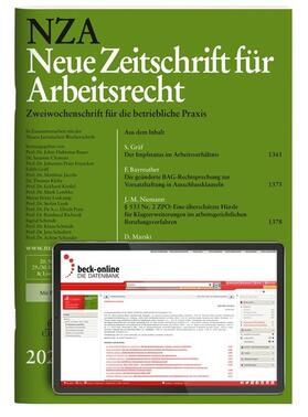 Neue Zeitschrift für Arbeitsrecht (NZA)