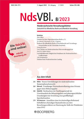 Niedersächsische Verwaltungsblätter (NdsVBl.)