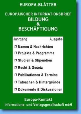 Europäischer Informationsbrief Bildung & Beschäftigung