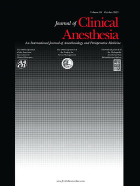 Journal of Clinical Anesthesia