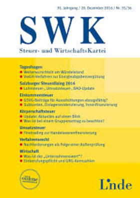 SWK Steuer- und Wirtschaftskartei