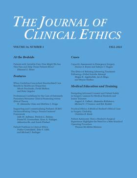 The Journal of Clinical Ethics