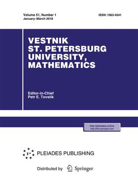 Vestnik St. Petersburg University, Mathematics