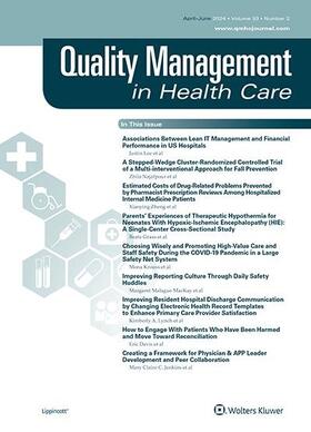 Quality Management in Health Care