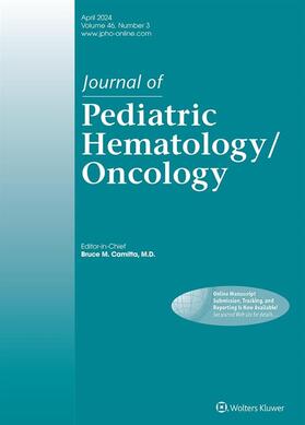 Journal of Pediatric Hematology / Oncology