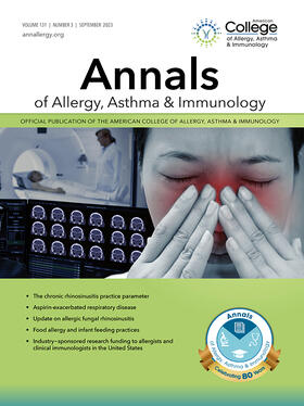 Annals of Allergy, Asthma & Immunology