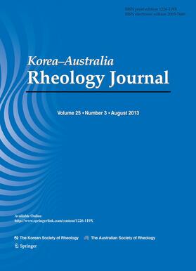 Korea-Australia Rheology Journal