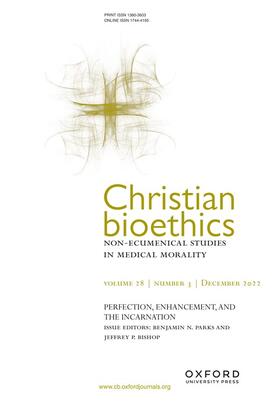 Christian bioethics: Non-Ecumenical Studies in Medical Morality