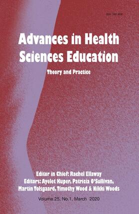 Advances in Health Sciences Education