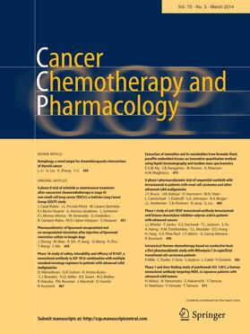 Cancer Chemotherapy and Pharmacology