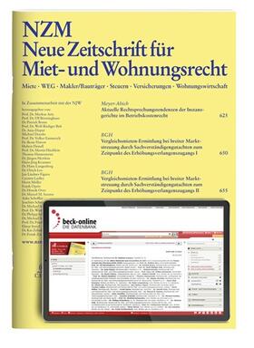 Neue Zeitschrift für Miet- und Wohnungsrecht (NZM)