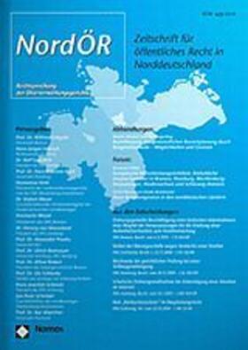 Zeitschrift für Öffentliches Recht in Norddeutschland (NordÖR)
