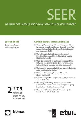 SEER - Journal for Labour and Social Affairs in Eastern Europe