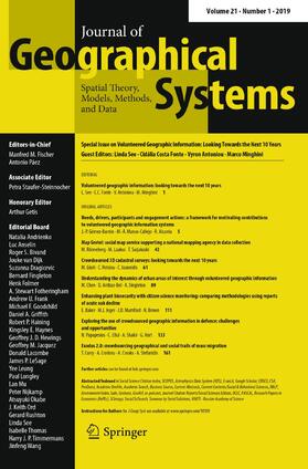 Journal of Geographical Systems