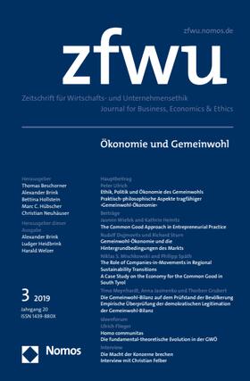 Zeitschrift für Wirtschafts- und Unternehmensethik (zfwu) | Journal for Business, Economics & Ethics
