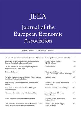 Journal of the European Economic Association