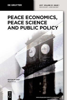 Peace Economics, Peace Science and Public Policy