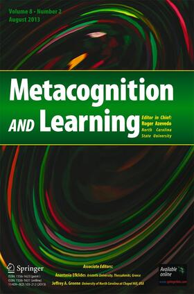 Metacognition and Learning