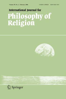 International Journal for Philosophy of Religion