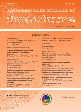 International Journal of Fracture