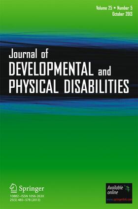 Journal of Developmental and Physical Disabilities