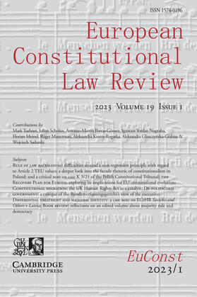 European Constitutional Law Review