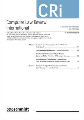 Computer Law Review International - Cri