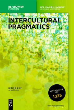 Intercultural Pragmatics