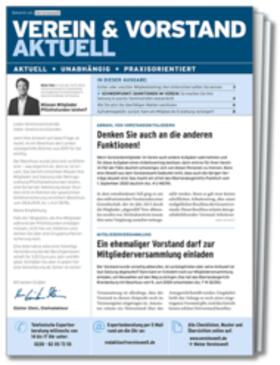 Verein & Vorstand aktuell