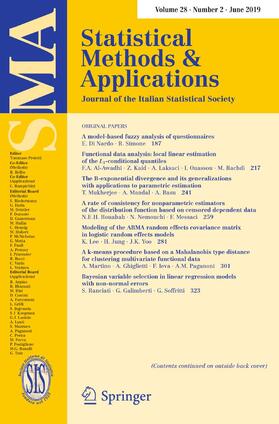 Statistical Methods & Applications