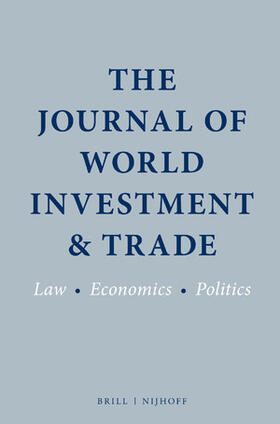 The Journal of World Investment & Trade
