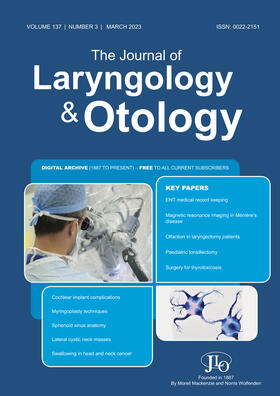 Journal of Laryngology & Otology