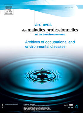 Archives des Maladies Professionnelles et de L'Environnement