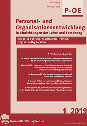 Personal- und Organisationsentwicklung in Einrichtungen der Lehre und Forschung (P-OE)