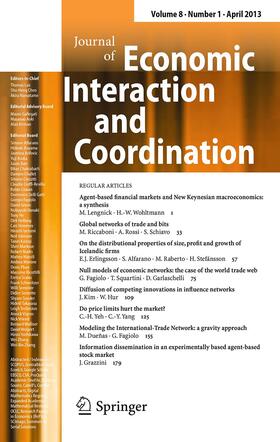 Journal of Economic Interaction and Coordination
