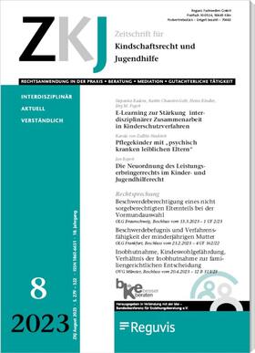 ZKJ - Zeitschrift für Kindschaftsrecht und Jugendhilfe