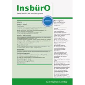 InsbürO - Zeitschrift für die Insolvenzpraxis