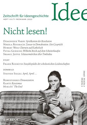 Zeitschrift für Ideengeschichte (ZIG)