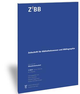 Zeitschrift für Bibliothekswesen und Bibliographie