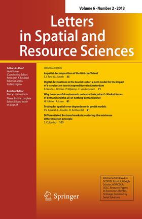 Letters in Spatial and Resource Sciences