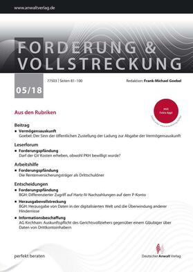 FoVo - Forderung und Vollstreckung