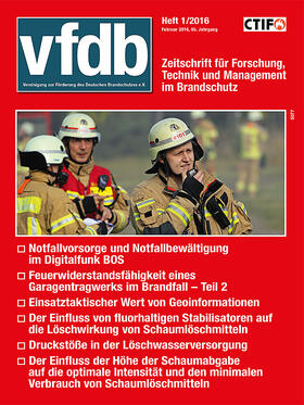 vfdb- Zeitschrift für Forschung, Technik und Management im Brandschutz
