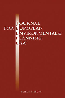 Journal for European Environmental & Planning Law