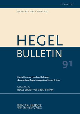 Hegel Bulletin