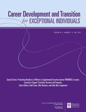 Career Development and Transition for Exceptional Individuals